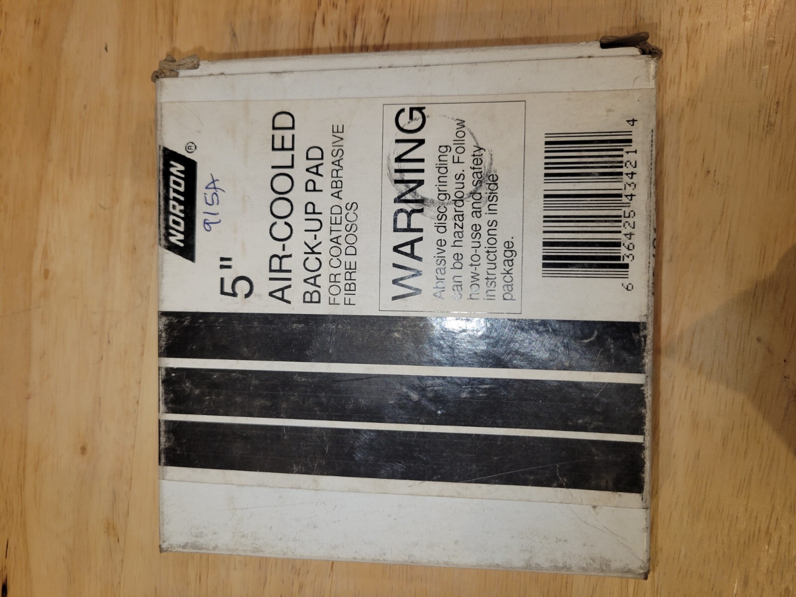 NORTON 43421 Air Cool Back Up Pad 5"-MED