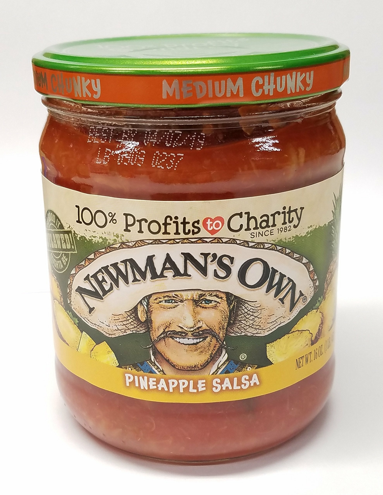 Newmans Own Salsa Pineapple, 16oz (1 count)