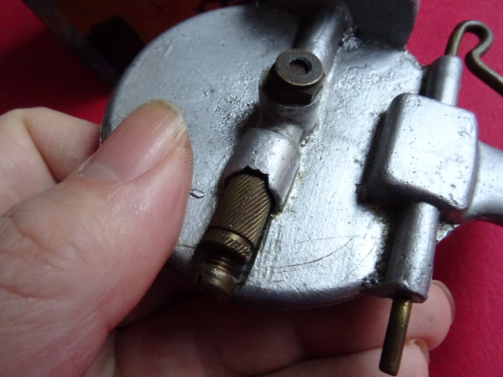 UNUSUAL UNNAMED STANLEY THREADLINE SPINNING REEL POS. PROTOTYPE/ARTISAN MADE