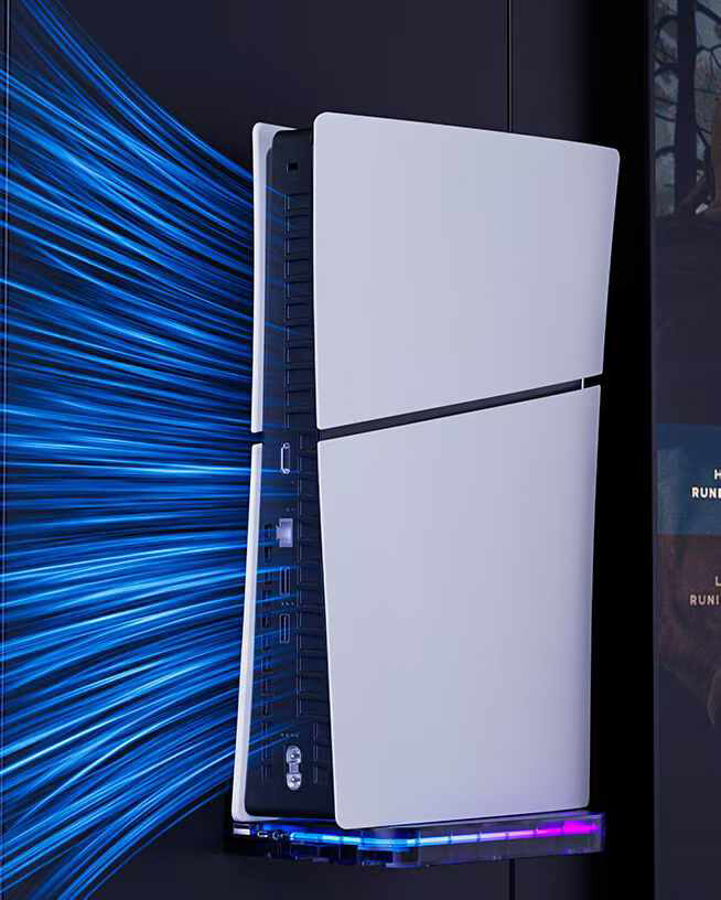 Host Wall Hanging Bracket For Sony PS5/PS5 Slim/PS5 Pro Console Handle Storage