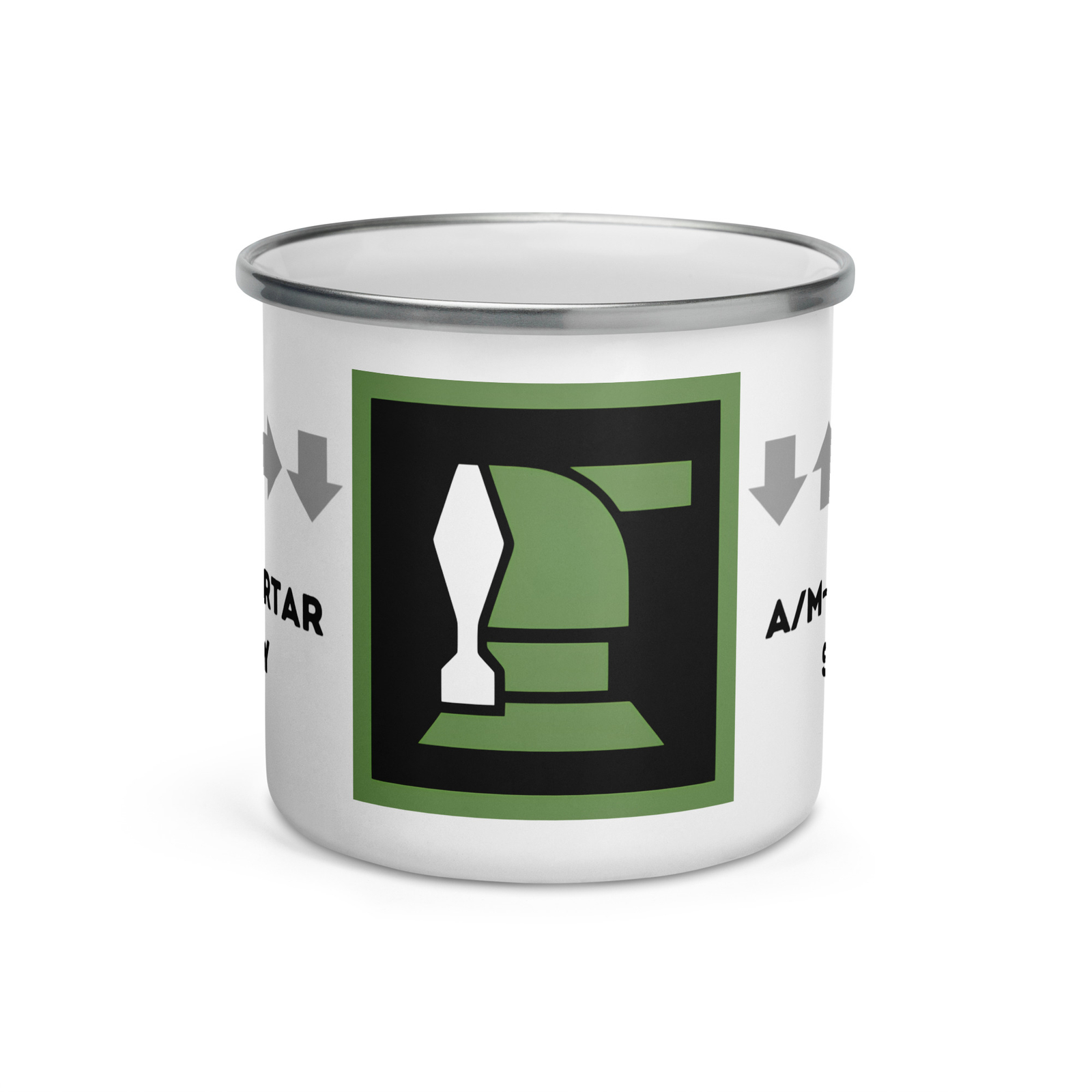 Mortar Sentry Stratagem 12oz Enamel Mug