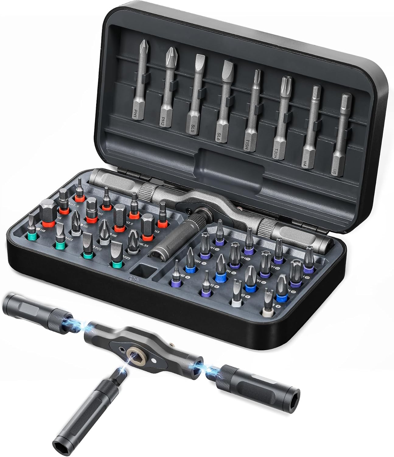 2026 NEW 42 in 1 Magnetic Screwdriver Set Precision T Handle DIY Repair Tool Kit