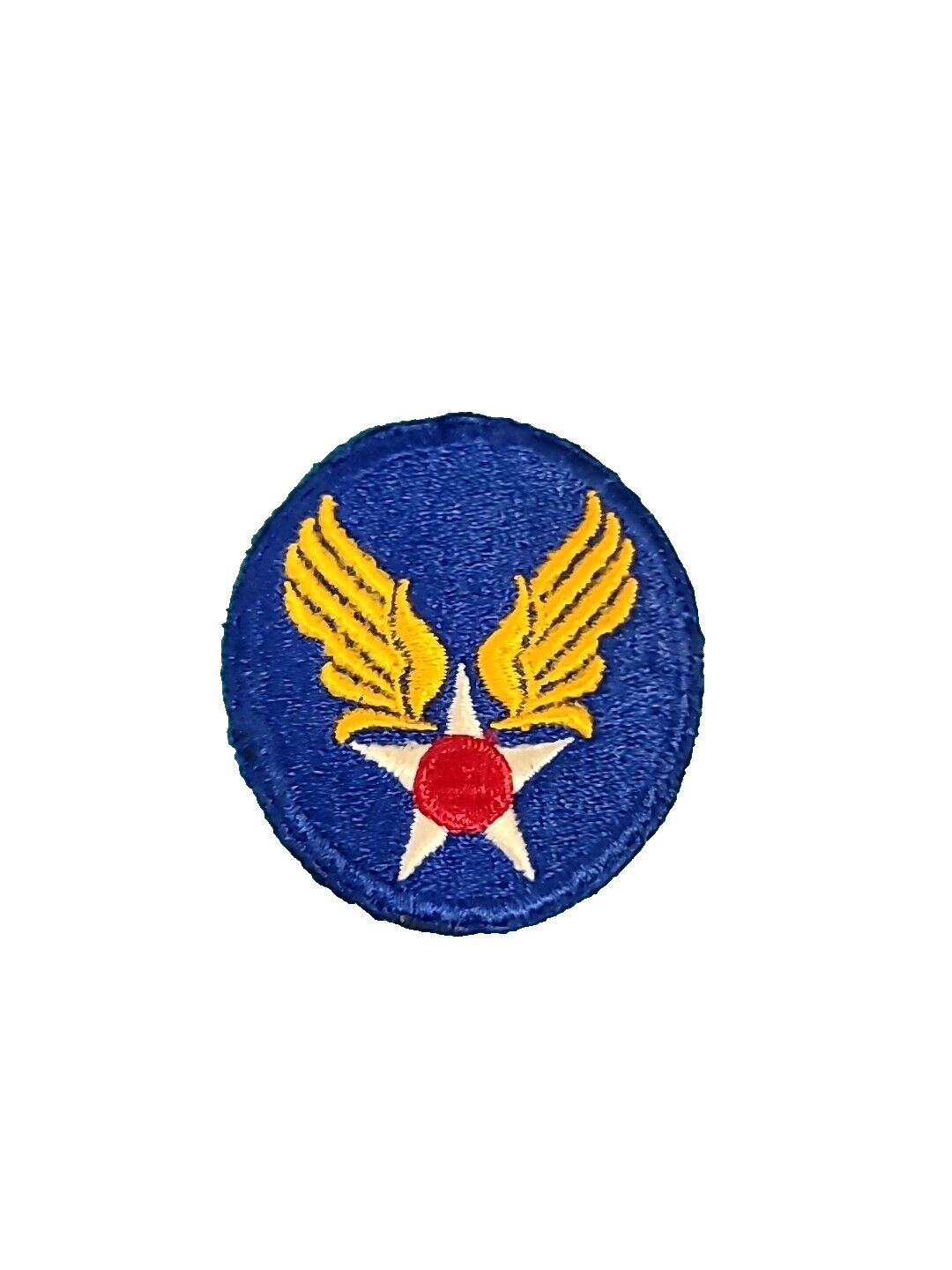 Army Air Force Patch-Cut Edge-Snow Back Patch--Original WW-II #30*