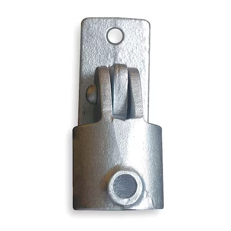 Zoro Select 4Nxu1 Structural Pipe Fitting W/ Adjustable Swivel Flange For