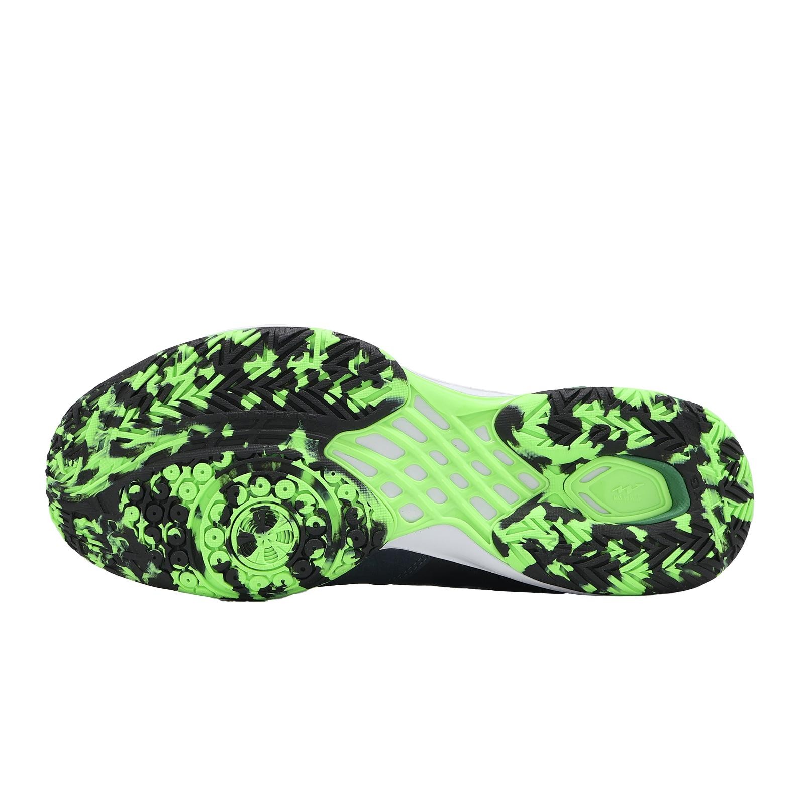 Mizuno Wave Claw 4 Super Wide Black Green Men Badminton Shoes 71GA2644-03