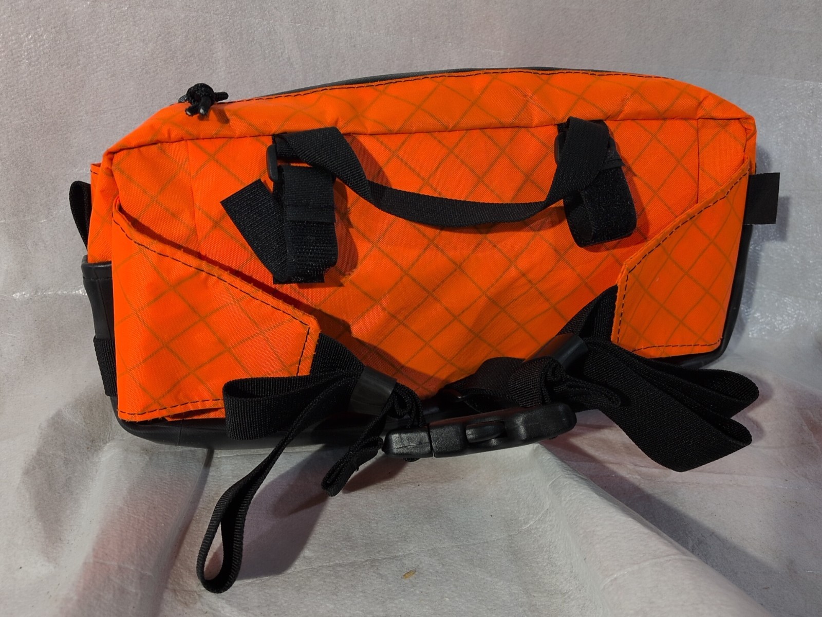Green Guru Packster Hip Pack Orange - Durable Upcycled Nylon, Waterproof NEW