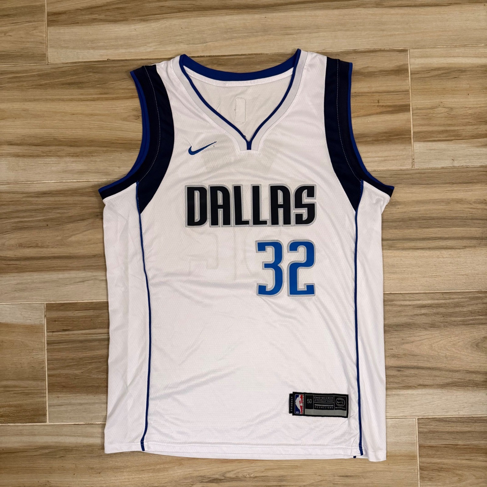 Nike Dallas Mavericks Cooper Flagg 32 Swingman Jersey White Mens Size 50 L