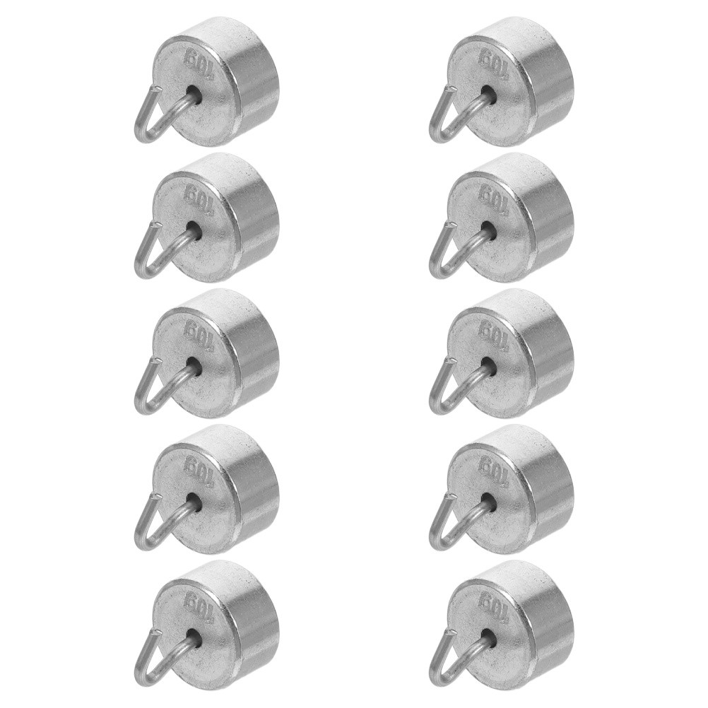 10 Pcs Scale Calibration Weight Set Hooked Kits Small Craft Weights