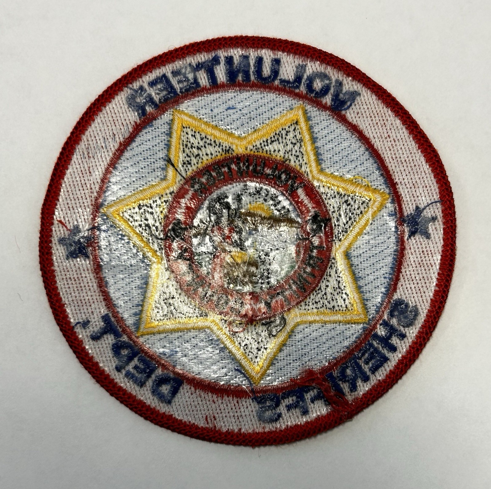 CALIFORNIA CA TRINITY COUNTY SHERIFFS DEPT VOLUNTEER PATCH #PDD32