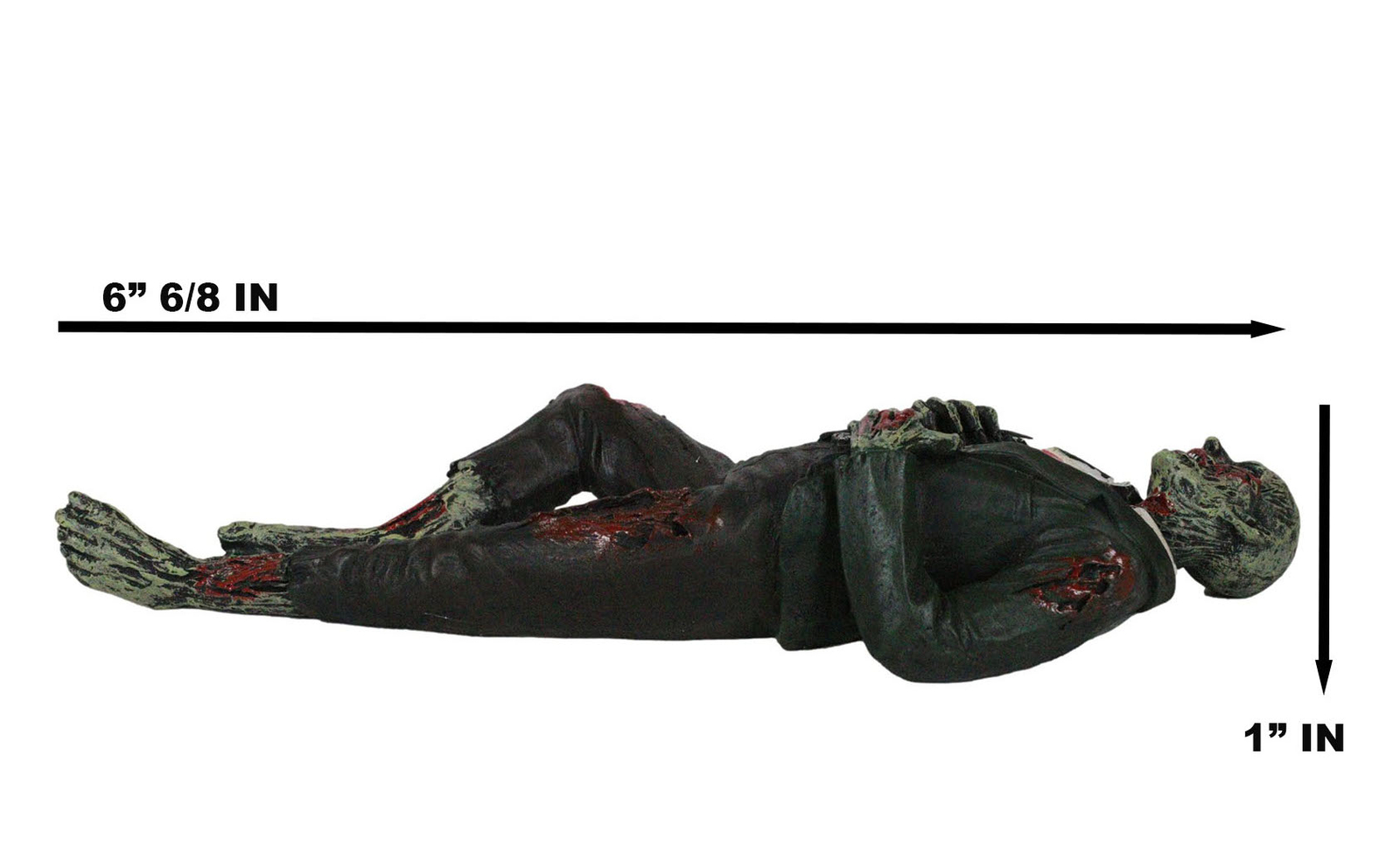 Gory Apocalypse Walking Dead Zombie Hunter Impaled Walker Pen Holder Figurine