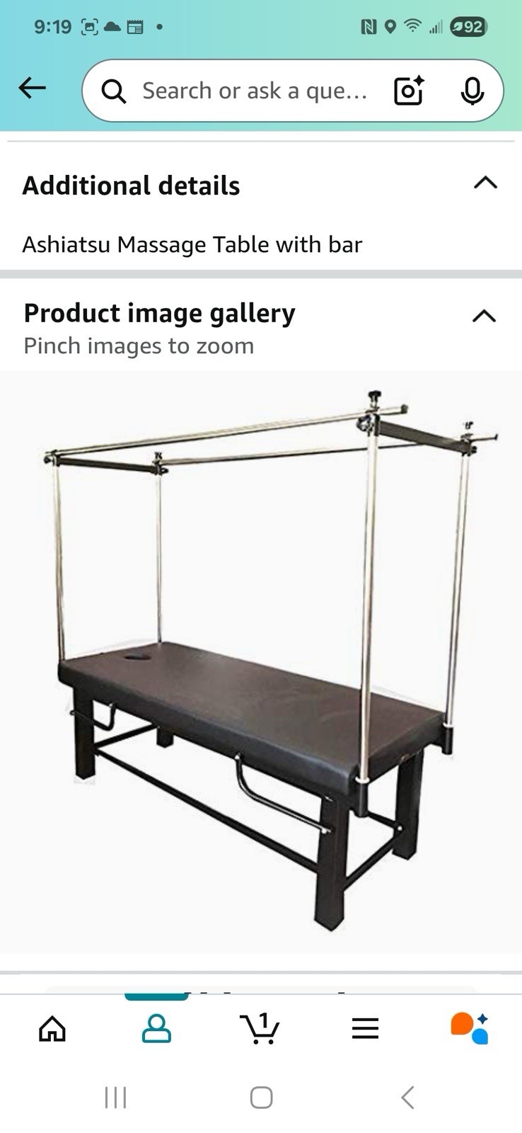 Massage Table Great Condition Ashiatsu