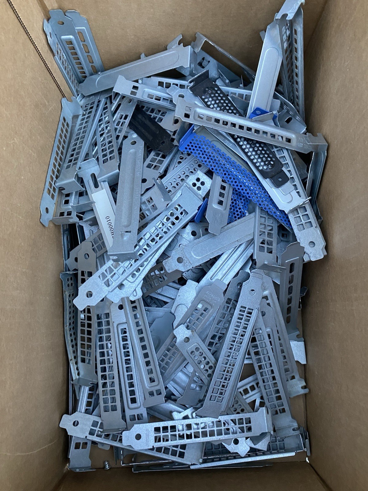 Lot 50 HP Compaq Dell Desktop PCI Rear Slot Filler Cover Plate Full Height Mixed