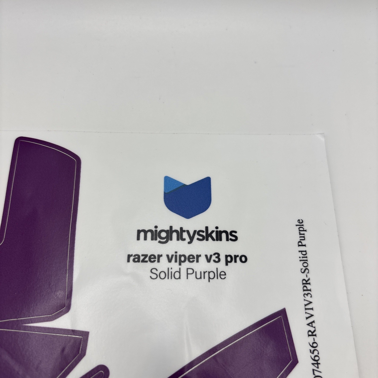 MightySkins Compatible w/ Razer Viper V3 Pro - Solid Purple - RAVIV3pr -read