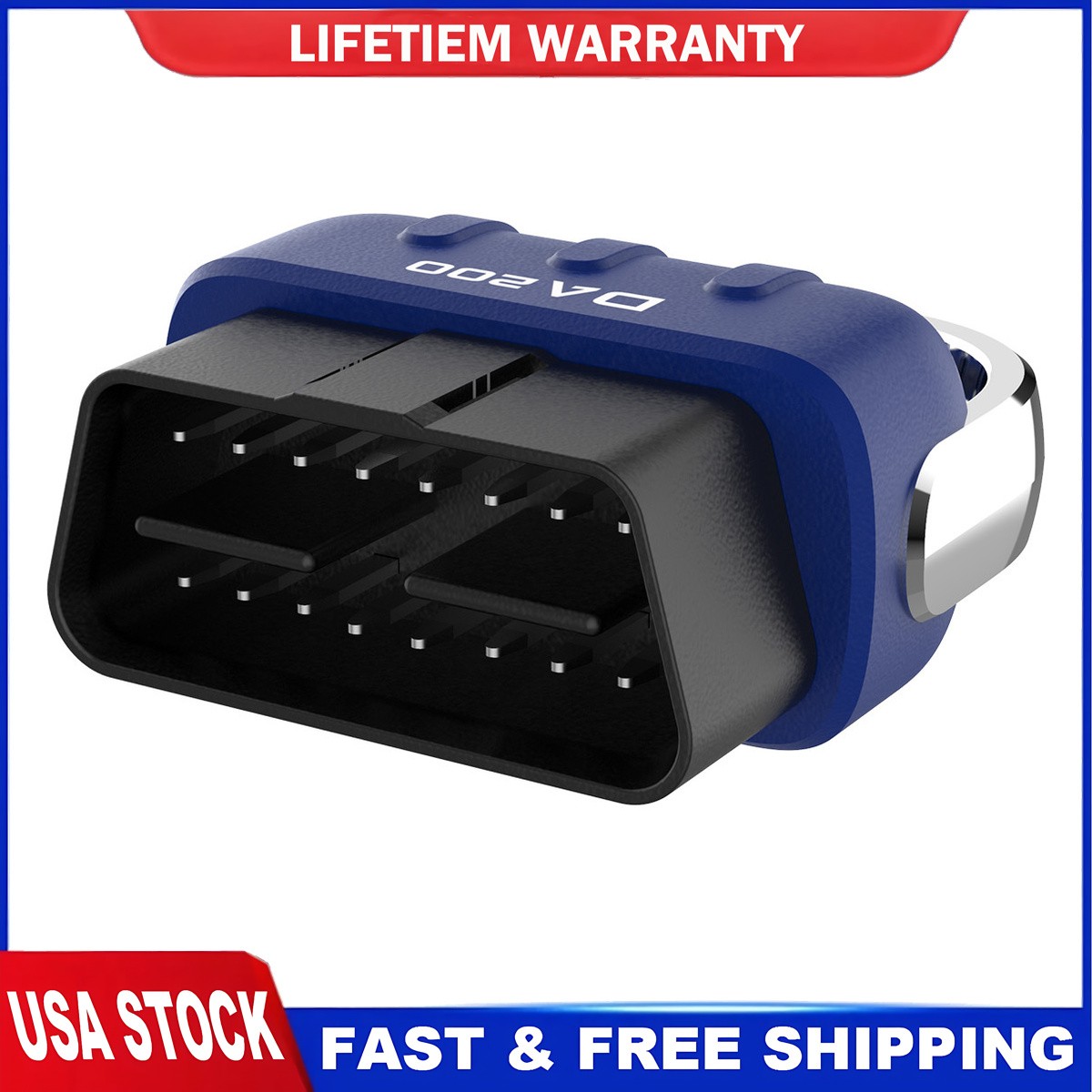 OBD-II Car Code Reader Diagnostic Scanner Free APP Oxygen sensor testing