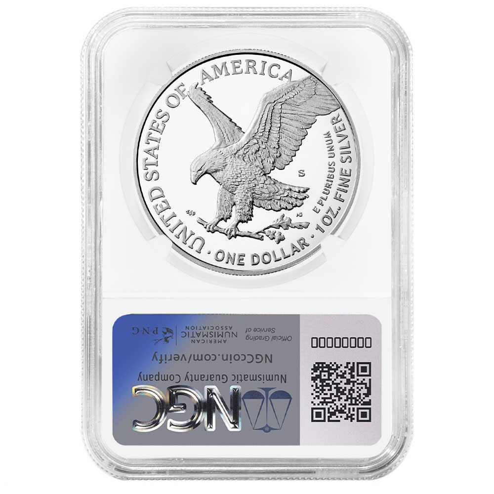 2024-S Proof $1 American Silver Eagle NGC PF70UC Black Label