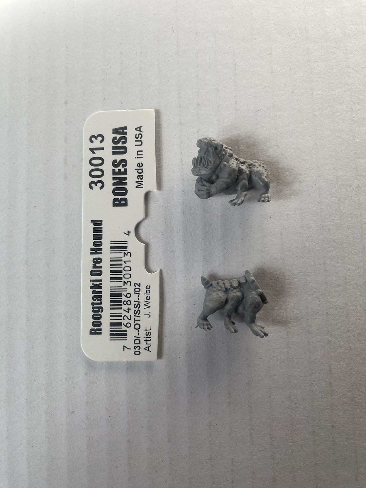 30013 Reaper Bones: Roogtarki Ore Hound Loose Assembly required NO BASE