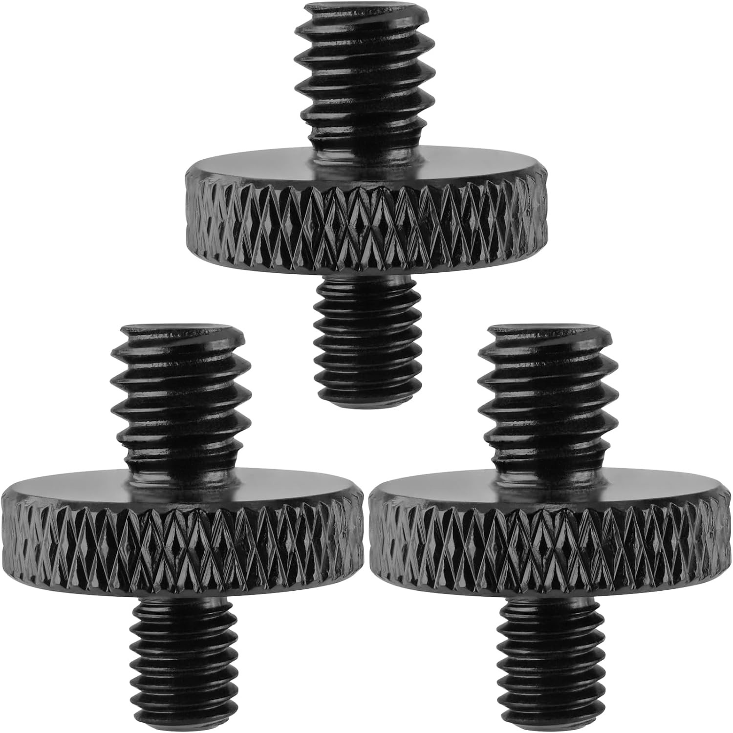 Camera Screw Converter 1/4" to M5 Tripod Screw Adapter,  3-Piece 1/4" Male to M5