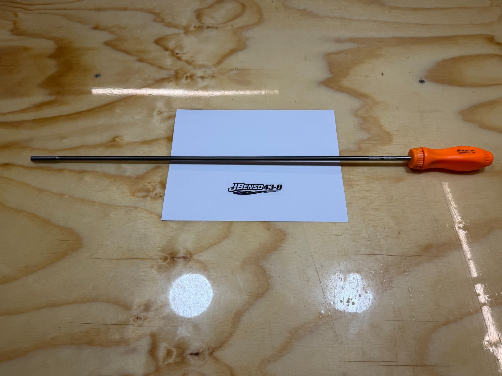 Snap-on Tools USA NOS RARE ORANGE 24" Hard Grip Ratcheting Screwdriver SSDMR24O