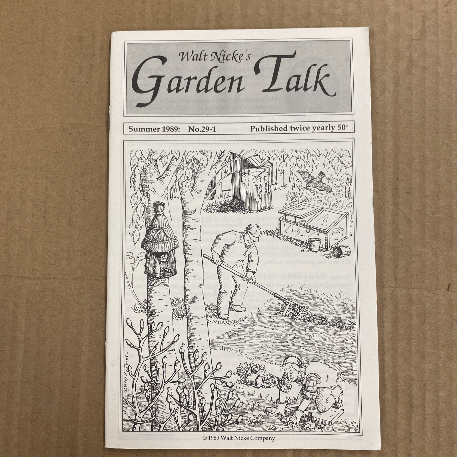 Walt Nicke’s Garden Talk Summer 1989