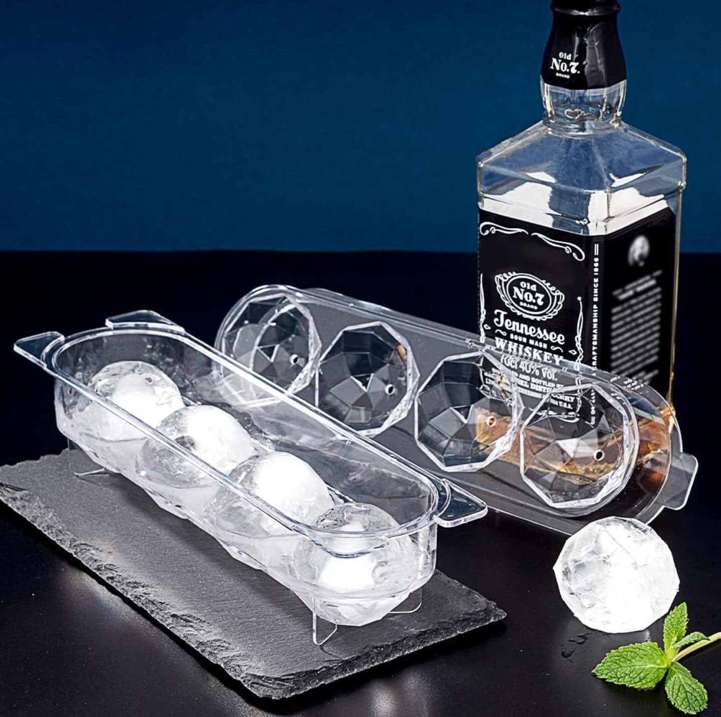 Combler Ice Molds, Cube Tray for Freezer, 2 Inch Large Molds Cocktails
