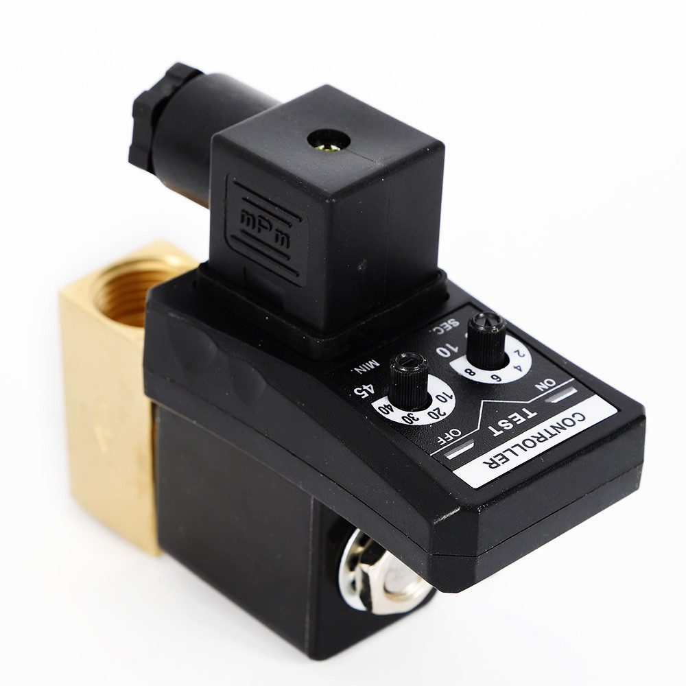 Compressor Automatic Electronic Timed Air Tank Timing Water Drain Valve Timer US
