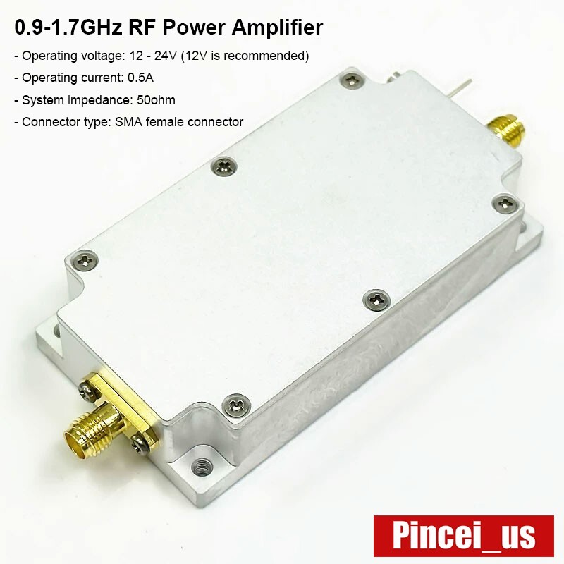 0.9-1.7GHz RF Power Amplifier 2W Output 45dB High Gain Power Amplifier pe66