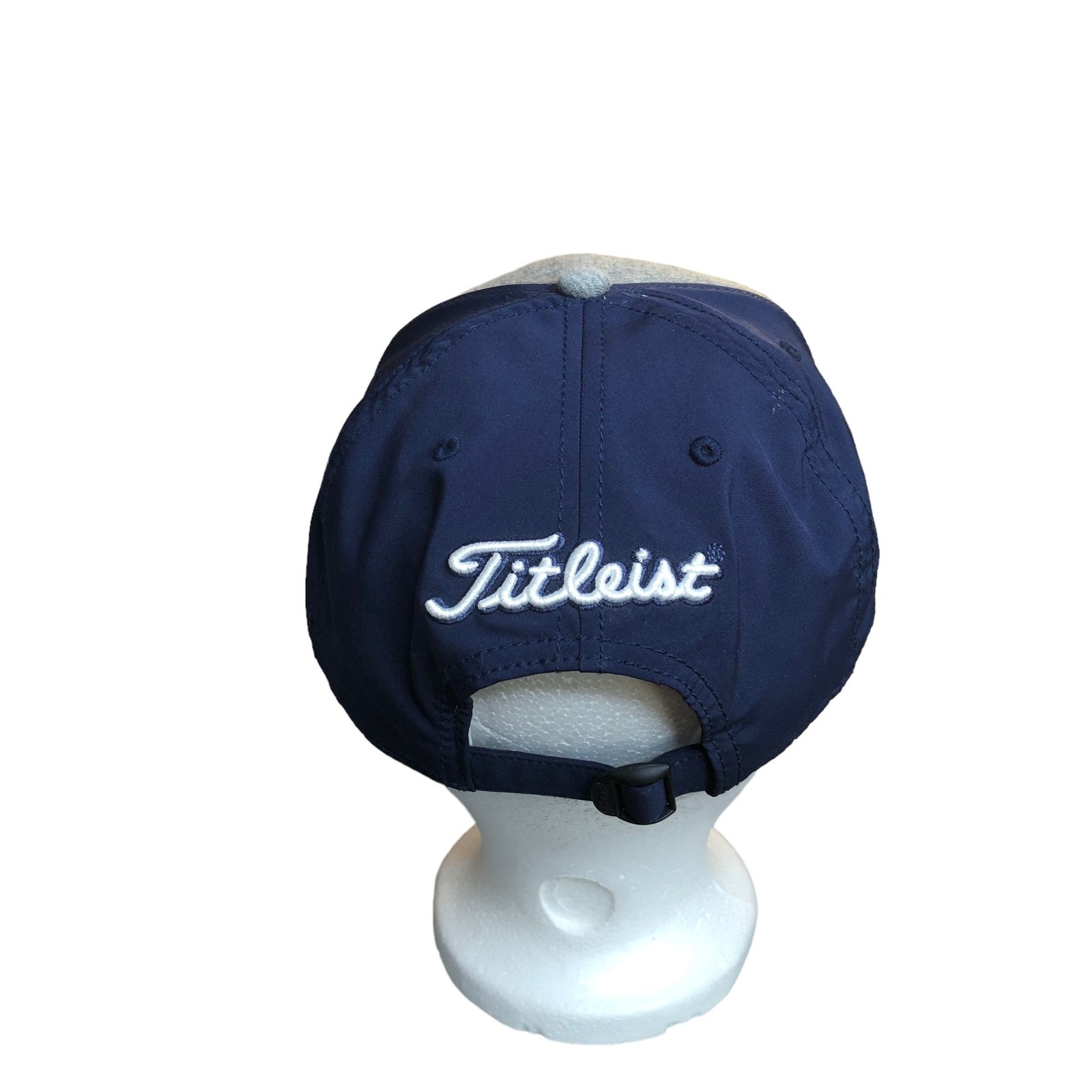 Titleist Adjustable Golf Hat Navy & Gray Cotton/Polyester Blend