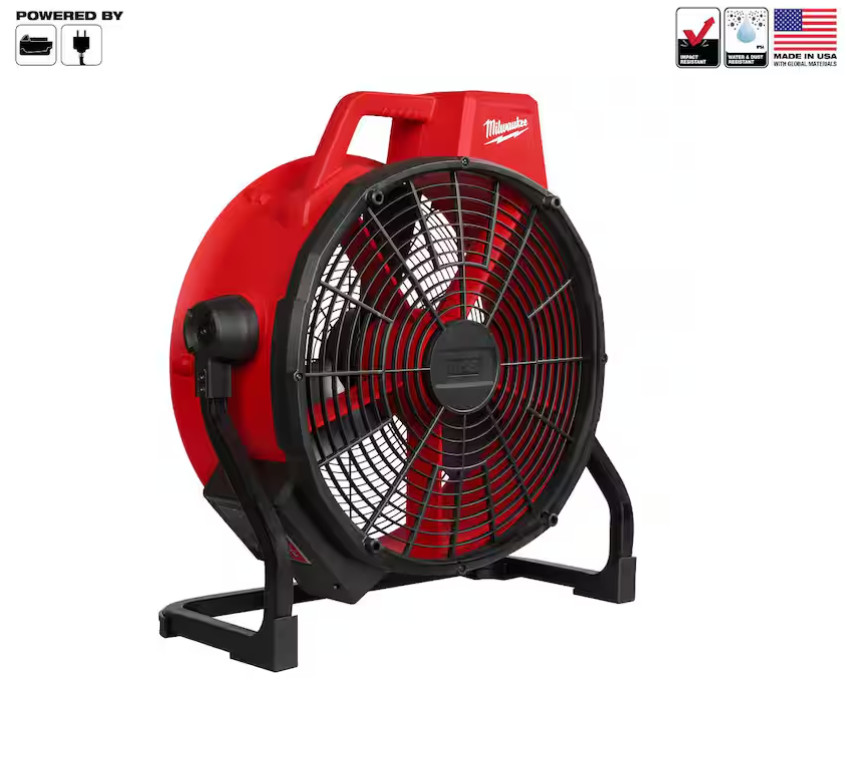 Milwaukee 0821-20 M18 Brushless Cordless Hybrid Variable Speed Fan (Tool Only)