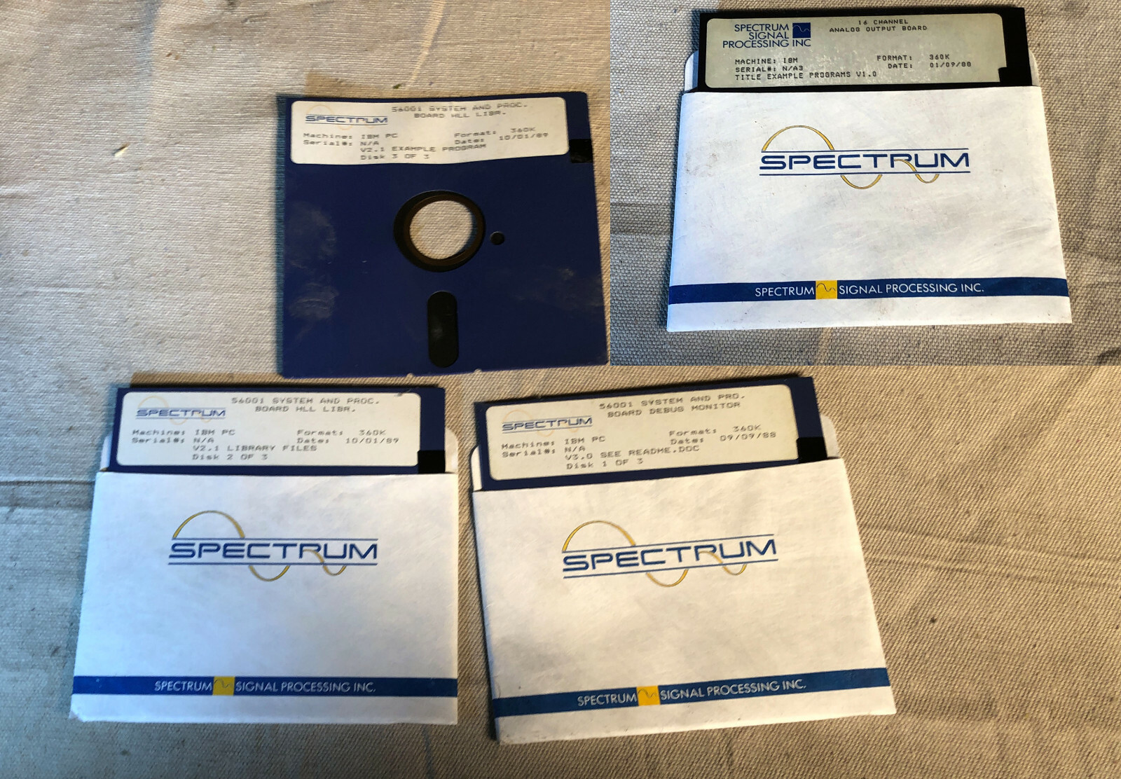 Spectrum Signal Processing 56001 System 16 Channel Audio Output Board Drivers