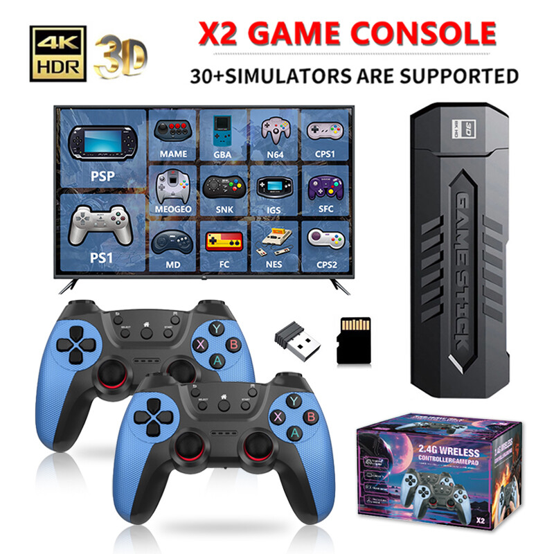 70000 Game Retro Games Video Game Console TV Stick 4K HDMI Wireless Controller