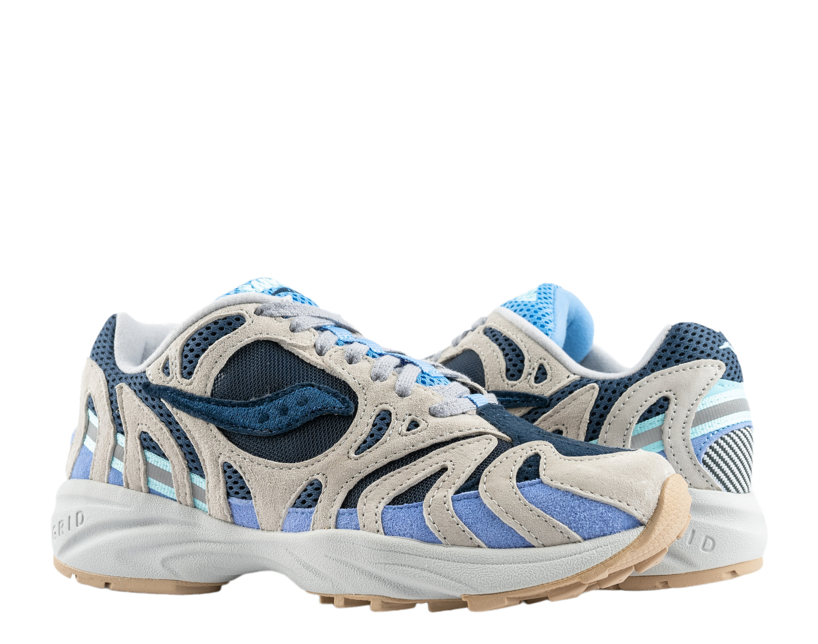 Saucony Originals Grid Azura 2000 Grey/Dark Blue Men's Shoes S70491-13