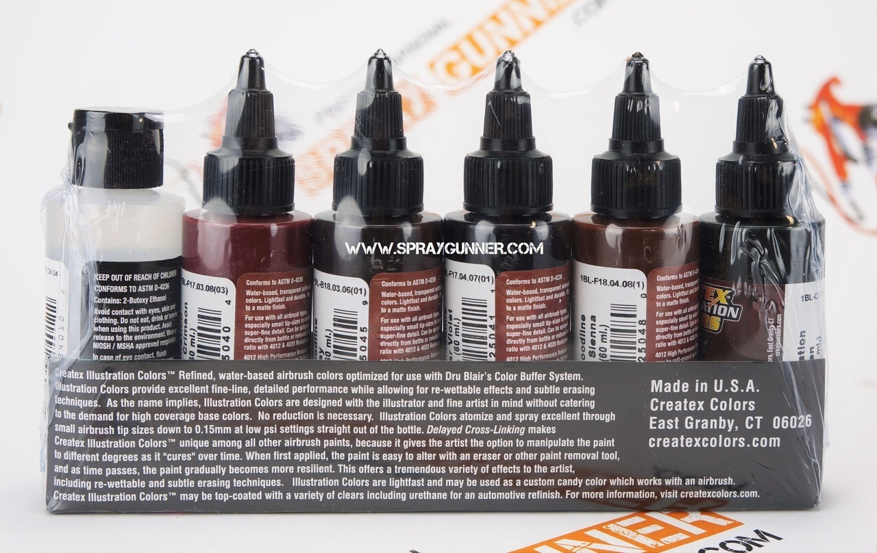 Createx Illustration Bloodline Type B+ 2oz Set