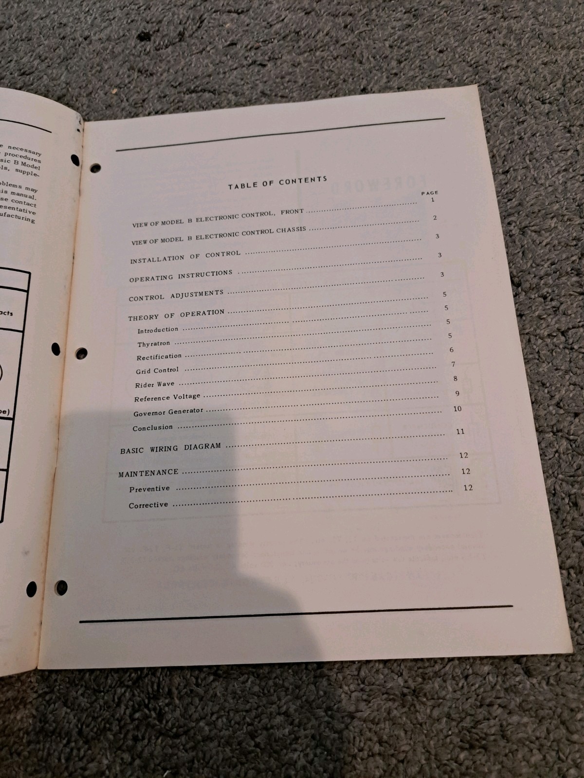 Eaton Dynamatic Division Model B Electronic Controls Instruction Manual