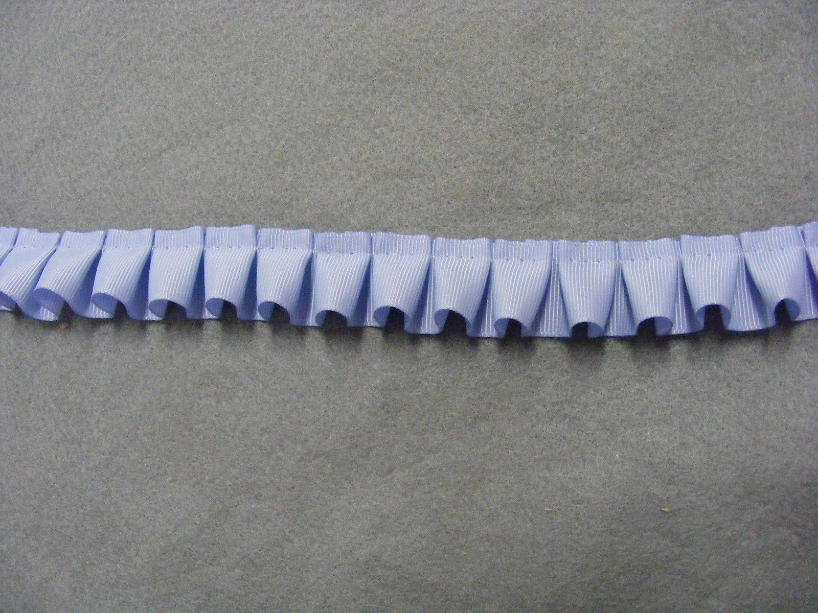 Box Pleated Blue Grosgrain Ribbon x 5 mts