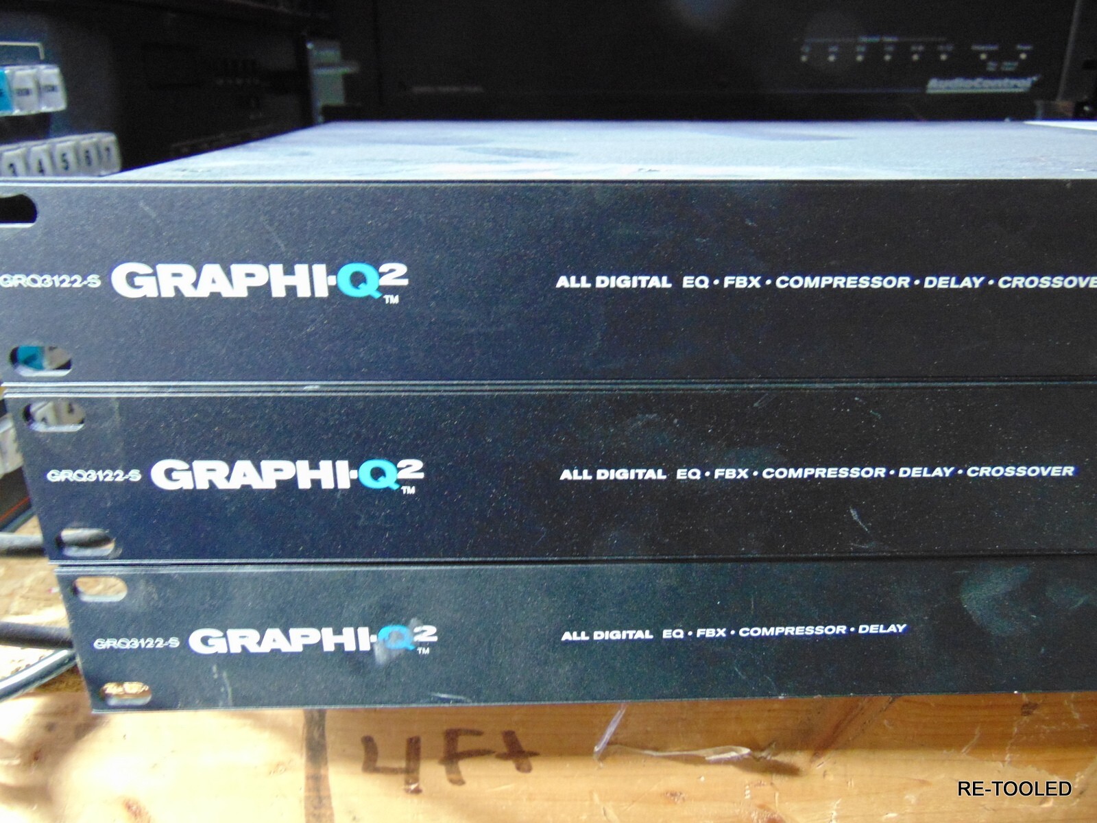 (1) Sabine FBX Compressor Delay Crossover Digital Process GRQ3122S Graphic-Q2 EQ