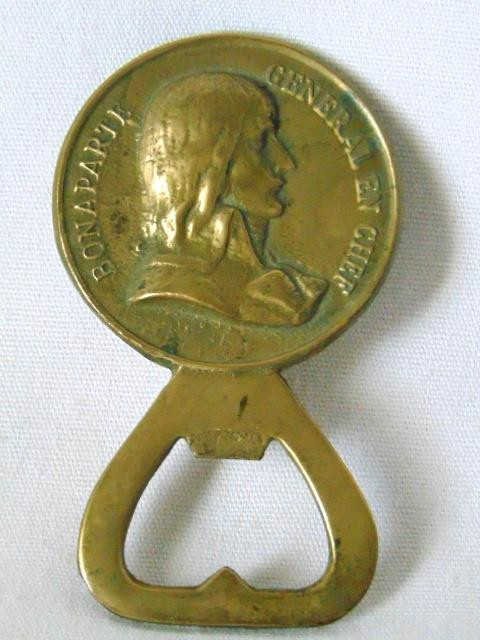 Original Old NAPOLEON BONAPARTE General En Chef 1798 Bottle Opener