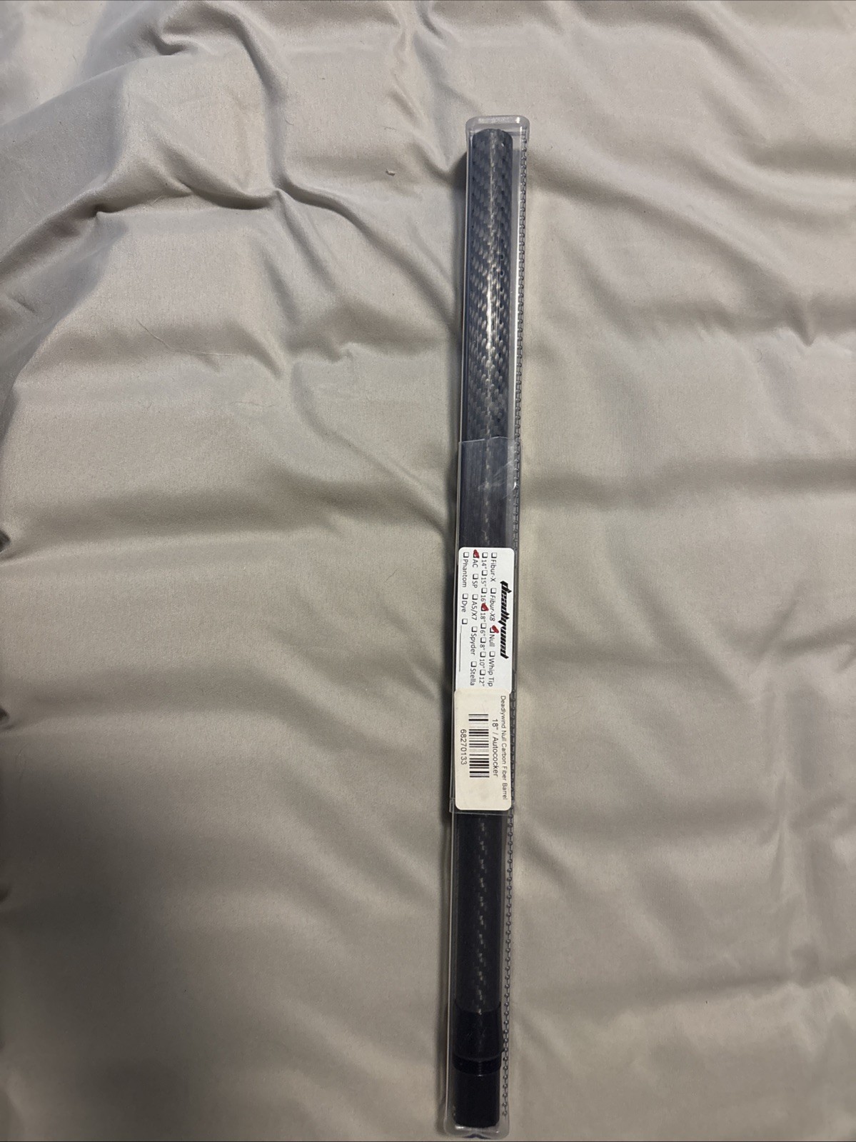 Deadly Sound Null Carbon Fiber Barrel 18in Autolocker Black