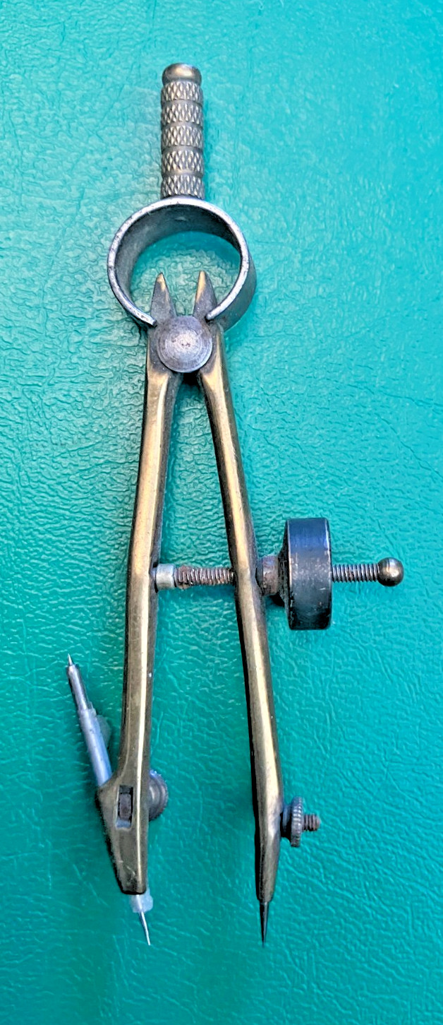 Vintage Draughtsman Technical Drawing Engineers Tools Bundle - Brass / Steel