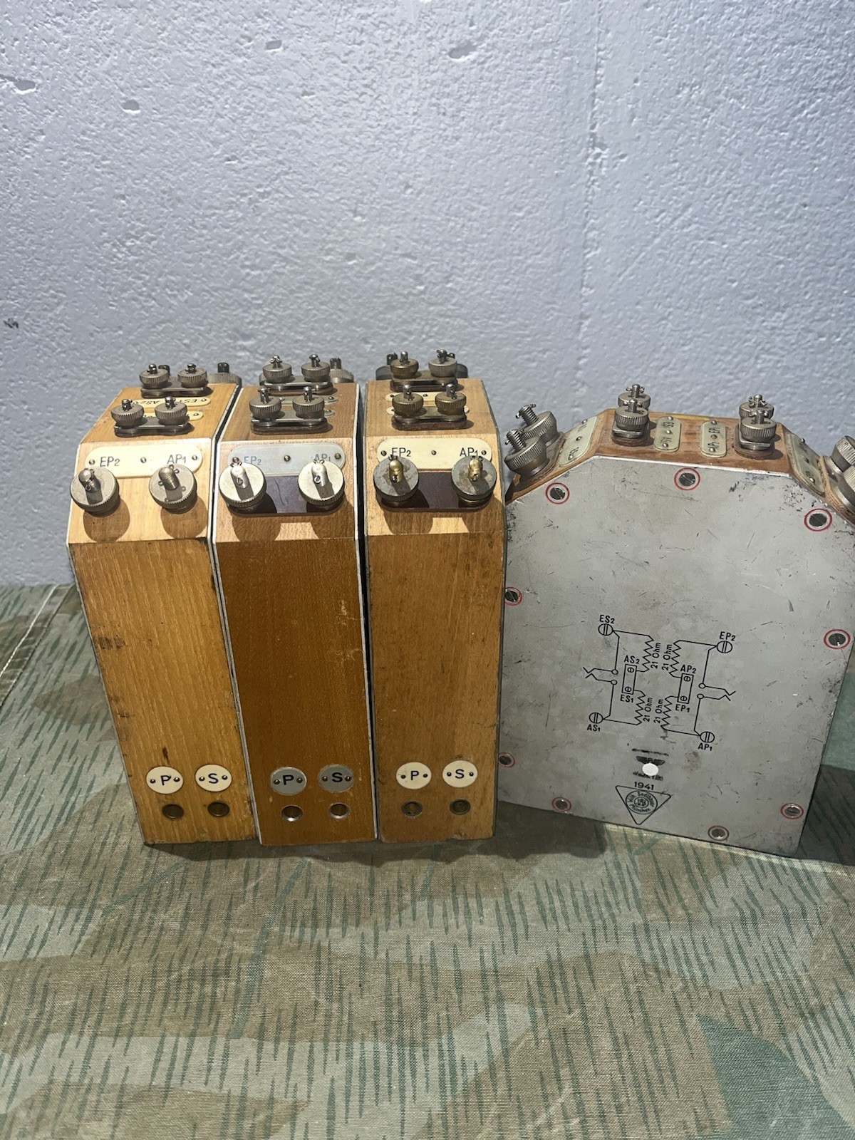 WW2 German Original FF33 Field Telephone Switchboard Ubertrager Transformer 1x