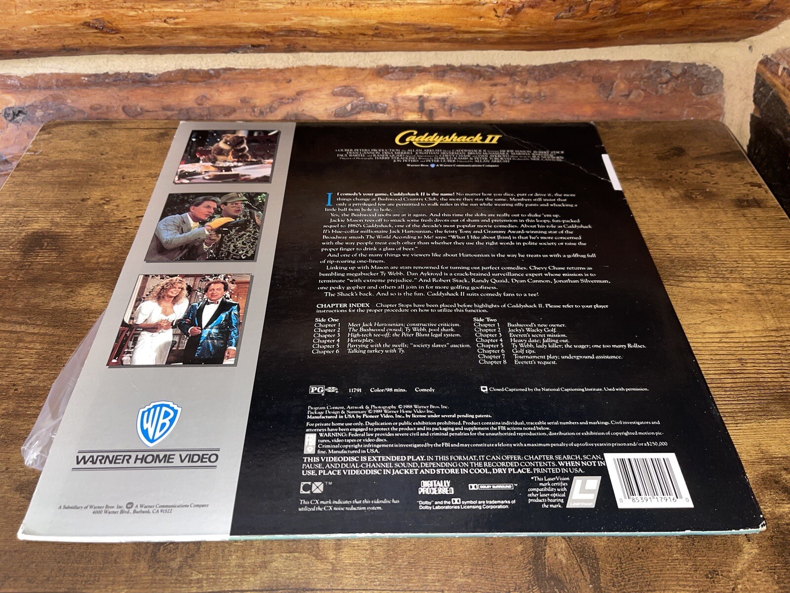 Caddyshack II - Laserdisc - Chevy Chase Caddyshack 2