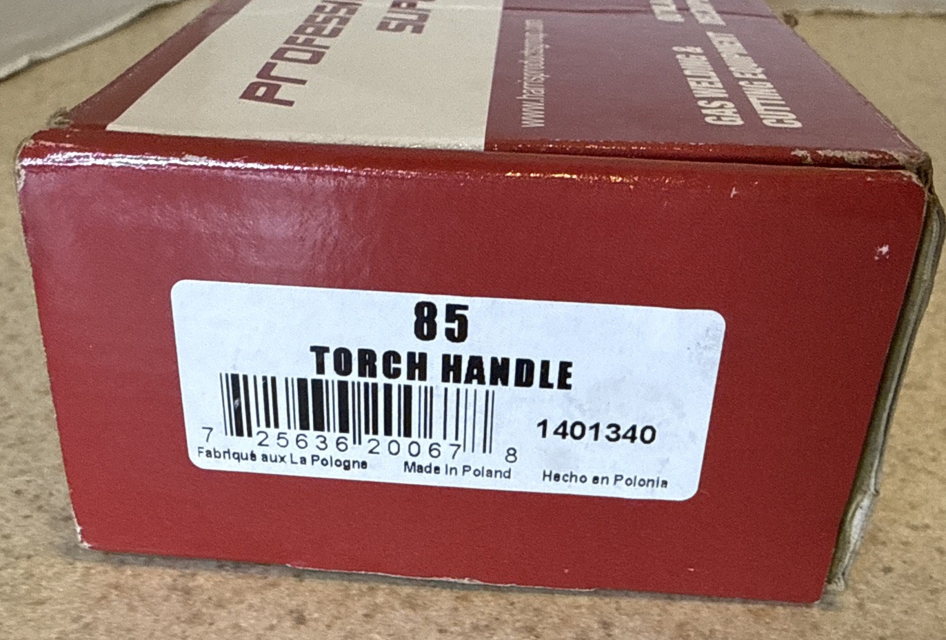 Harris 85 Steelworker Acetylene Cutting Welding Torch Handle