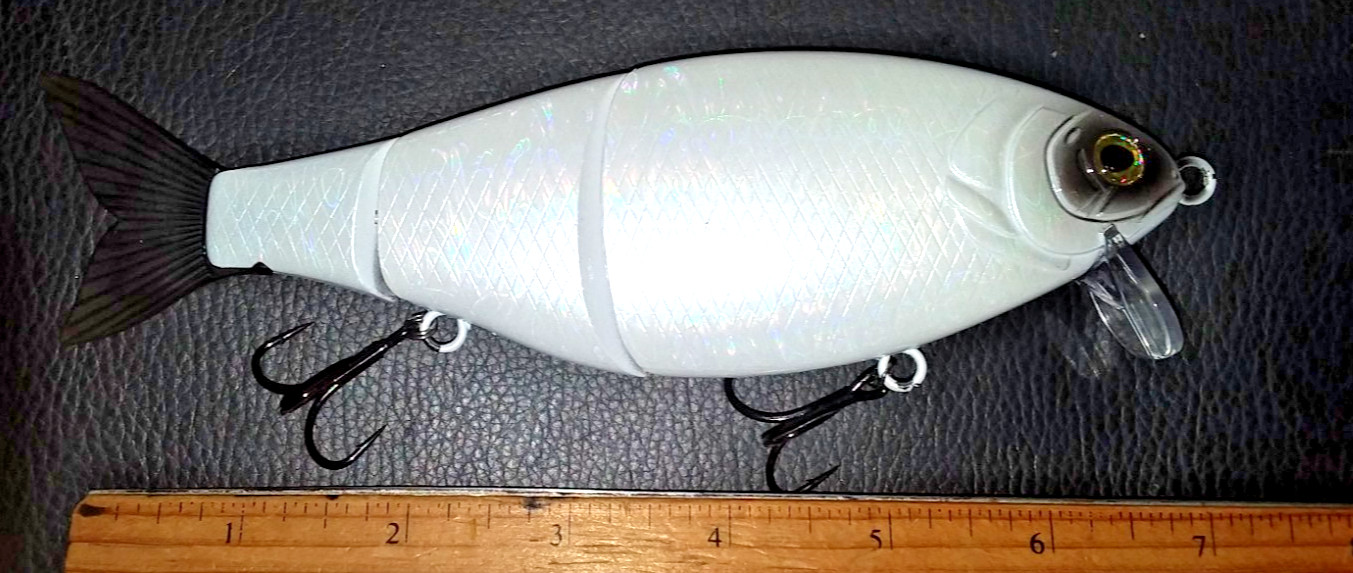 #S 7in 2.3oz SHAD COLOR FLOATING MULTI-JOINTED WAKE Bait By Pyro Catus NEW 2026!