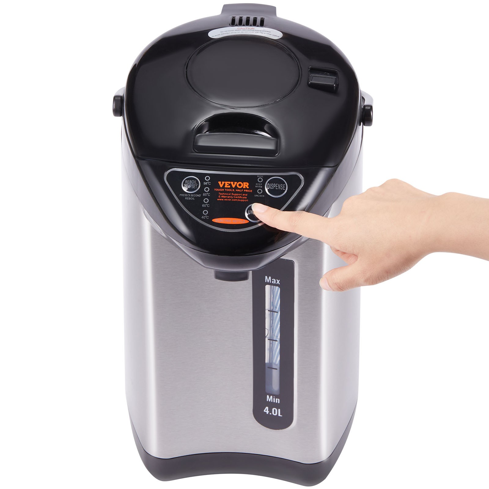 VEVOR Instant Hot Water Dispenser 4L/135oz Electric Countertop Water Dispenser