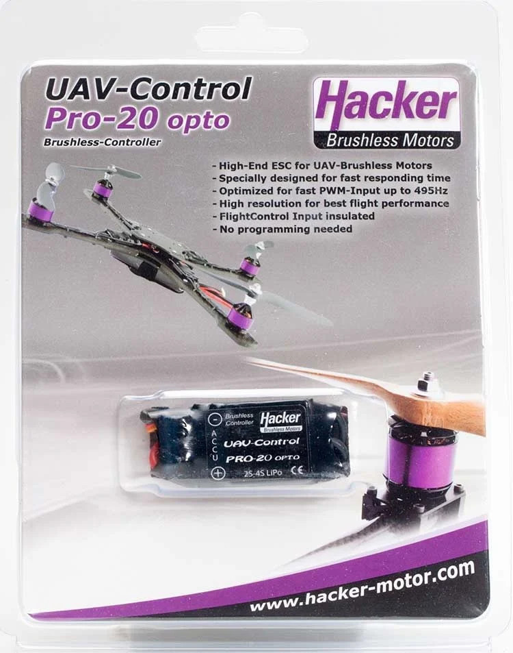 Pro-20 Opto Hacker UAV-Control ESC 20A