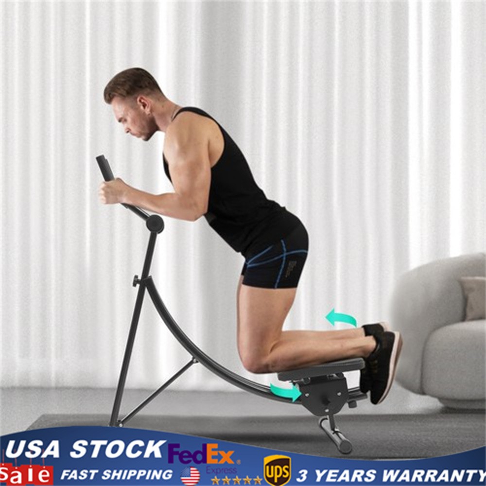 330lbs Workout Equipment Home Gym Core Fitness Coaster Abdominal Crunch Training