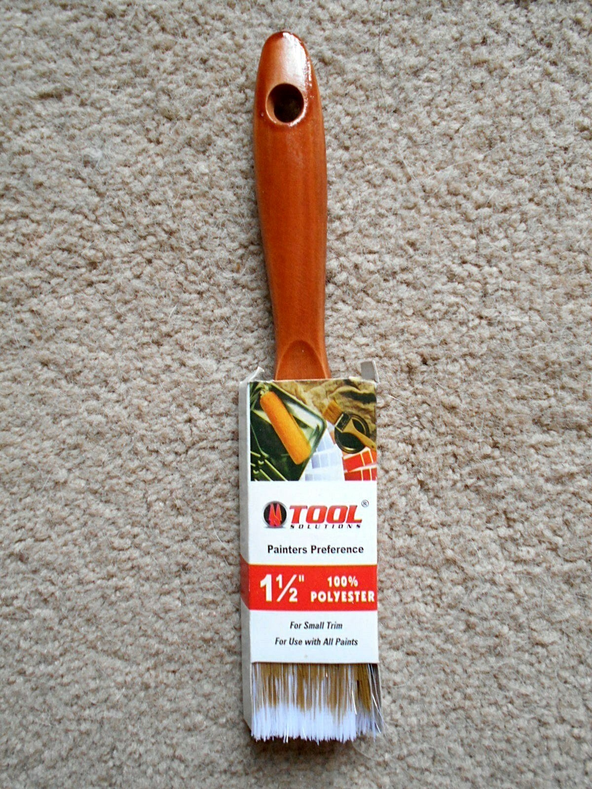 Tool Solutions 1-1/2" 100% Polyester Paint Brush