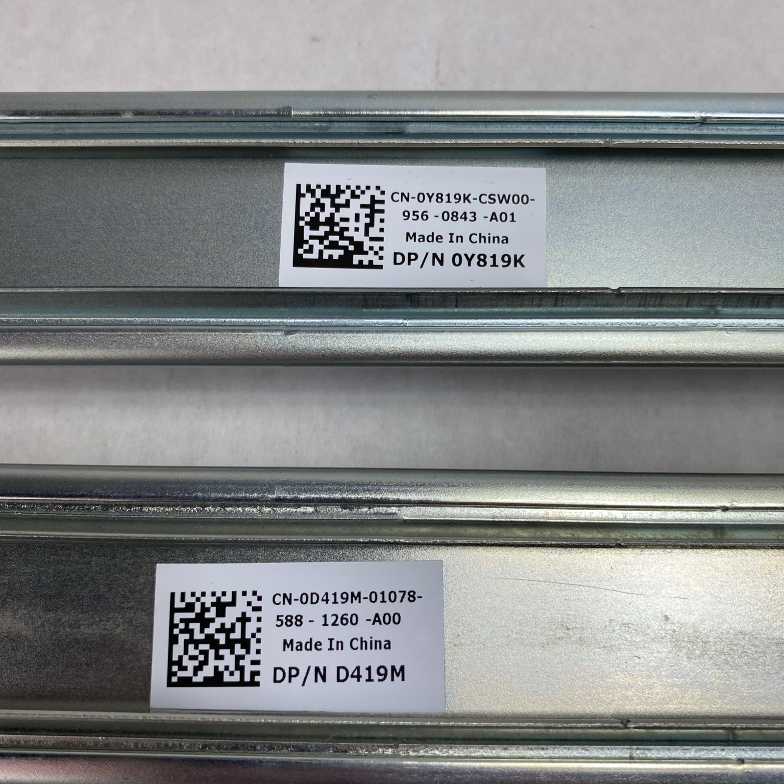 Dell PowerEdge 0D419M 0Y819K 1U Static ReadyRail Set