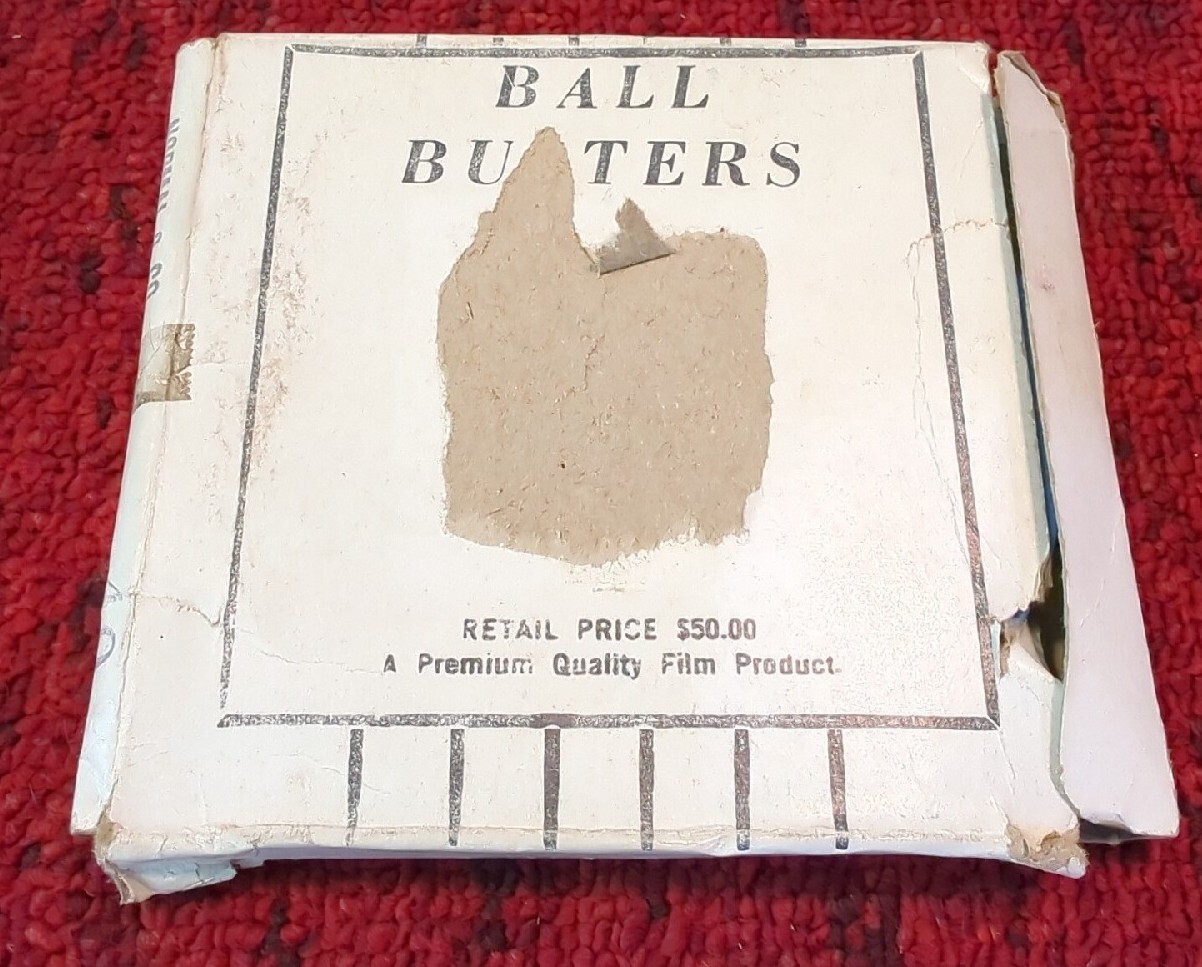 BALL BUSTERS REEL FILM ADULTS ONLY SEX EDUCATION W/BOX COLLECTABLE VTG RARE