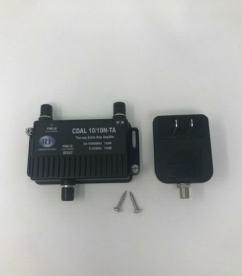 RF Communications Two-Way Active RF Drop Amplifier 10dB / 10dB
