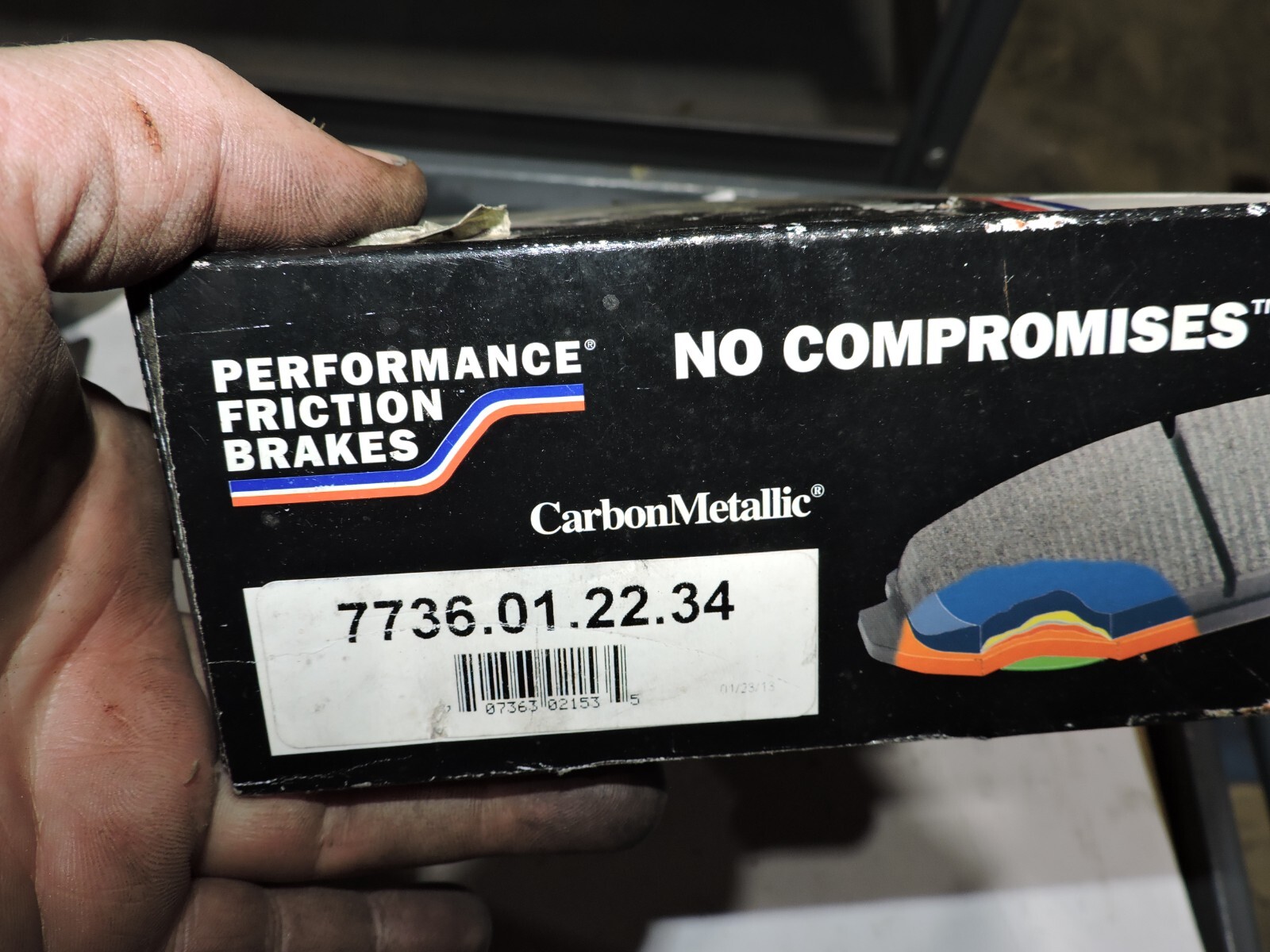 NEW Brembo rear brake pads Perforance Friction 7736-01-22  Nascar